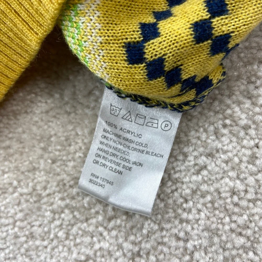 Go Bananas Savannah Bananas Sweater Mens XL Blue Ugly Christmas Holiday Baseball